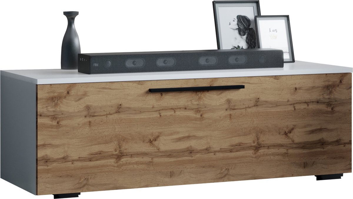 Houten TV lowboard Meubel TV meubel Tafel Console TV tafel Arila M