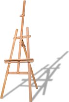 KORA ART Chevalet - 172*64 cm - professionnel - bois de hêtre - chevalet trépied réglable - chevalet d'atelier - chevalet de terrain - chevalet d'atelier - Poste de travail - Publicité extérieure