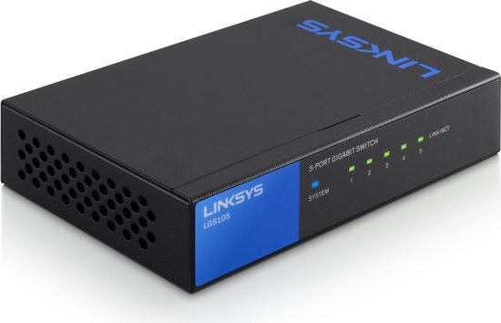 Linksys LGS105 - Netwerk Switch - Unmanaged - 5-Poorten