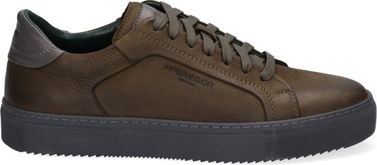 McGregor Heren Sneakers Groen - Lage Sneakers - Leer - Veters | bol.com