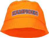 Bellatio Decorations Koningsdag hoed oranje - kampioen - 57-58 cm