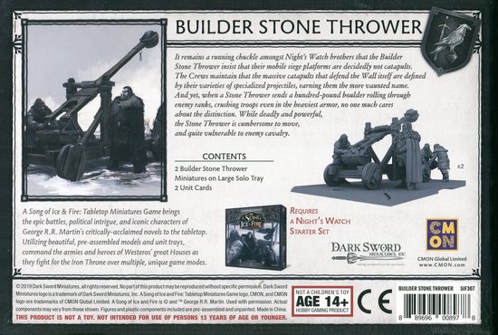 Afbeelding van het spel A Song of Ice & Fire - Tabletop Miniatures Game - Builder Stone Thrower