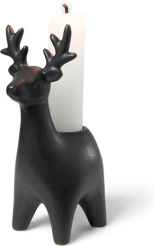 Bougeoir Renne SENZA Zwart