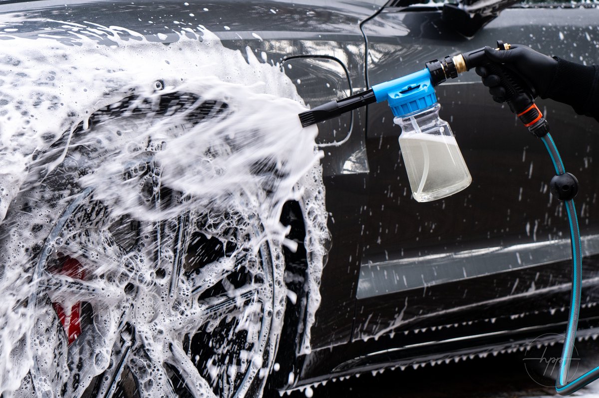 HPP® Auto poets Foam gun Tuinslang gratis detail brush 3 in 1