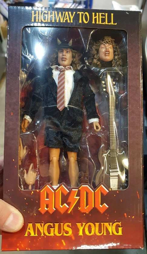 AC/DC – 8” CLOTHED FIGURE – ANGUS YOUNG “HIGHWAY TO HELL” - NECA | bol