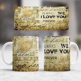 Tasse je t'aime pour toujours