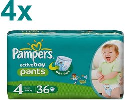Pampers - Active Boy Pants - Diego - Maat 4 - 144 Luierbroekjes