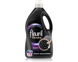 Fleuril Renew Zwart - Vloeibaar Wasmiddel - Voordeelverpakking - 70 Wasbeurten