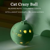 Elektrische Speel Bal Voor Katten - Crazy Cat Ball Speelgoed - Interactieve Stuiterbal - USB Oplaadbaar - Met Veertjes en Touwtjes - Zelf Bewegend