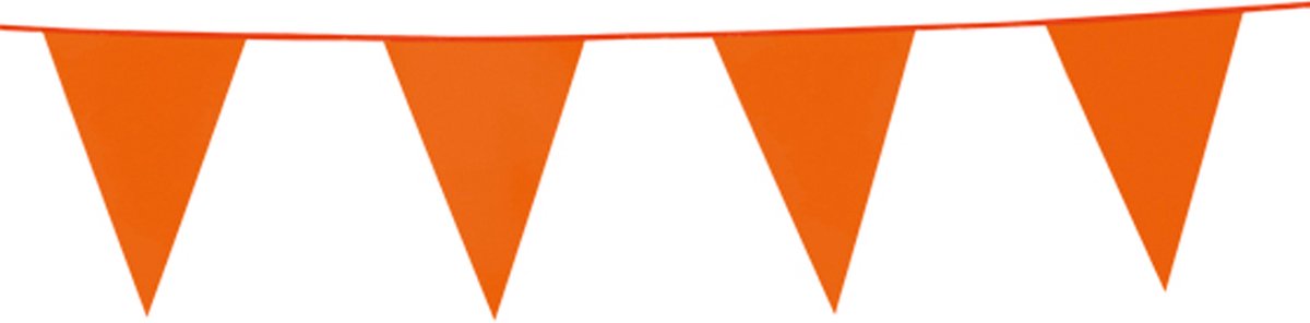 3x Vlaggenlijn Oranje 10m