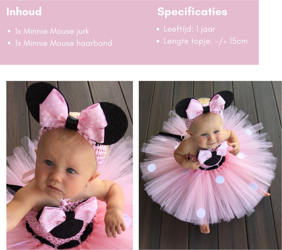 Minnie mouse jurk baby new arrivals