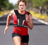 Reflecterende Wandel Hardloop Jogging Ren Lichtgewicht Sport Vest, Met Universele Mobiele Telefoon en Kaart Houder Vak voor Mannen tijdens Jogging en Fitness