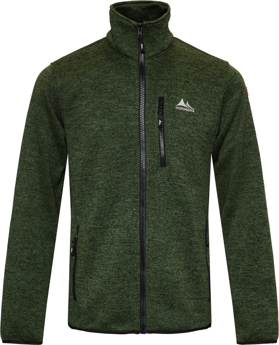 Nordberg Frank Fleece Vest - Heren - Groen Melange - Maat 4XL