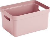 Sunware - Sigma home opbergbox 5L roze - 25,2 x 17,5 x 12,2 cm