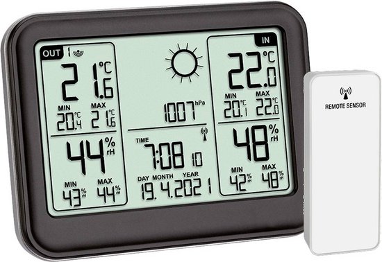 TFA Dostmann Sky 35.1152.01 Draadloos Weerstation Verwachting Voor 2 Dagen Aantal Sensoren Max 1 Stuks