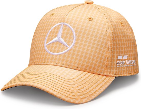 Foto: Mercedes amg petronas lewis hamilton driver cap peach formile 1 cap 