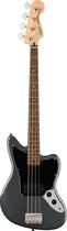 Squier Affinity Series Jaguar Bass H LRL Charcoal Frost Metallic - Elektrische basgitaar