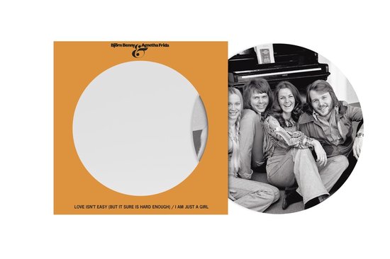 Foto: Abba love isn t easy but it sure is hard enough i am just a girl 7 vinyl single limited edition picture disc 