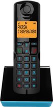 Huistelefoon S280 Dect Senioren Huistelefoon Zwart/Blauw met blokkeren ongewenste beller en nummerweergave