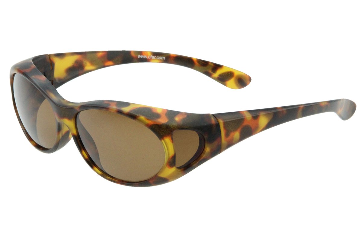 Overzet zonnebril Shield Plus havanna