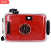 SolidGoods - Wergwerpcamera - Analoge Camera -  Disposable Camera - Kindercamera - Vlogcamera - Rood