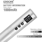 Goochie - Extra Digitale Batterij voor Draadloze Goochie pen- Permanente Make-Up Pen – Draadloos - Tattoo Machine