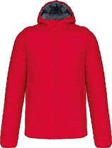 Veste outdoor 'Lightweight Hood Insulated' marque Kariban Rouge - 4XL