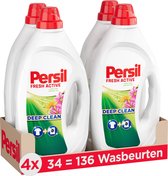 Bol.com Persil Deep Clean Summer Garden - Vloeibaar Wasmiddel - Voordeelverpakking - 4 X 34 Wasbeurten aanbieding