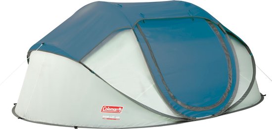 Coleman Galiano 4 Pop-up tent - tent 4 persoons - praktische pop up tent - Blauw/Wit