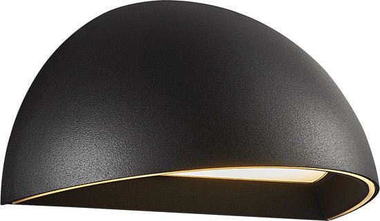 Nordlux® Arcus Smart LED Wandlamp 10W 2700K 230V - Zwart - Warm Wit