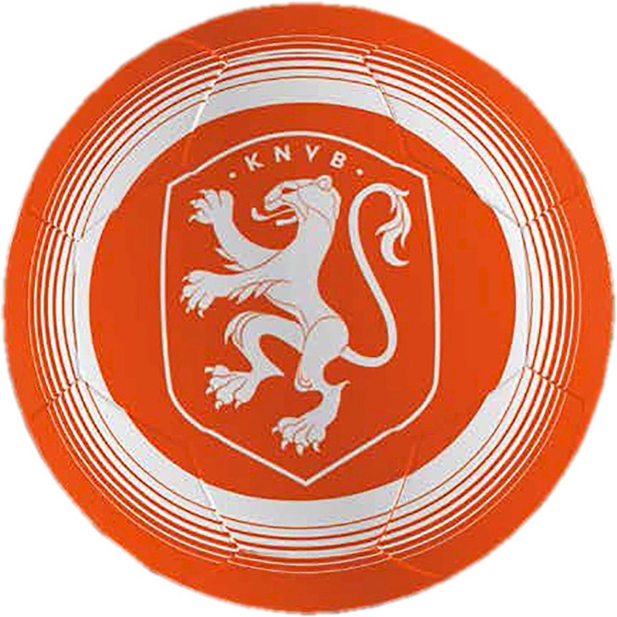 Voetbal KNVB Oranje Leeuwinnen maat 5 PVC bal oranje KNVB-logo.