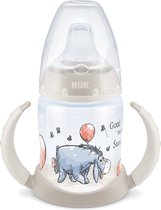 NUK First Choice 'Donkey' Biberon pour apprendre à boire 150ml - 6-18 mois Grijs