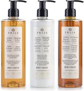 PRIJA - Cosmetica set: douchegel, haarconditioner, haarshampoo 3x380ml