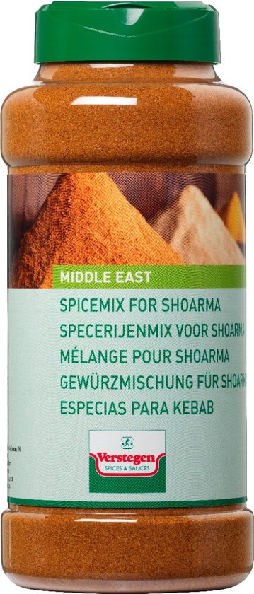 Foto: Verstegen kruidenmix voor shoarma bus 525 gram