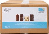 Alex Meijer Cookie mix chocolate mono packed sensation - Carton 125 pièces x 8,92 grammes