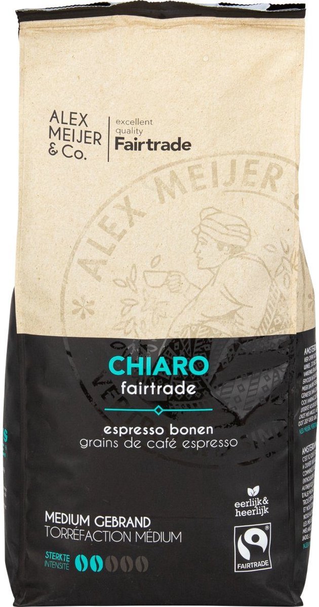 Goedkoopste Alex Meijer Espressobonen chiaro mild, FT - Zak 1 kilo