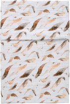 Cottonbaby Wieglaken - Cottonsoft - Moody Feathers - 75 x 90 cm