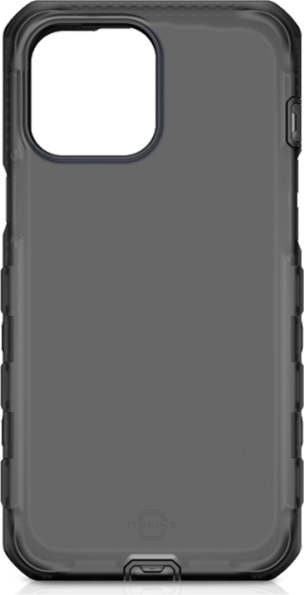 Itskins Hoesje Siliconen Geschikt voor iPhone 13 - Itskins Supreme Frost Backcover - Grijs