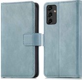 iMoshion Hoesje Geschikt voor Samsung Galaxy A14 (5G) / A14 (4G) Hoesje Met Pasjeshouder - iMoshion Luxe Bookcase - Lichtblauw