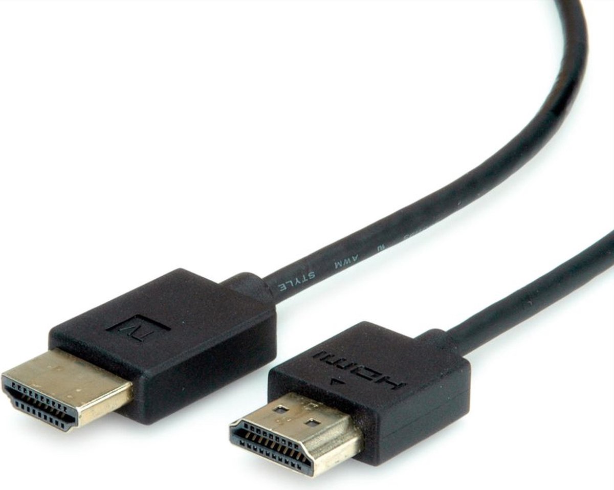 ROLINE RM HDMI 8K (7680 X 4320) Ultra HD Cable Ethernet, M/M, Black...
