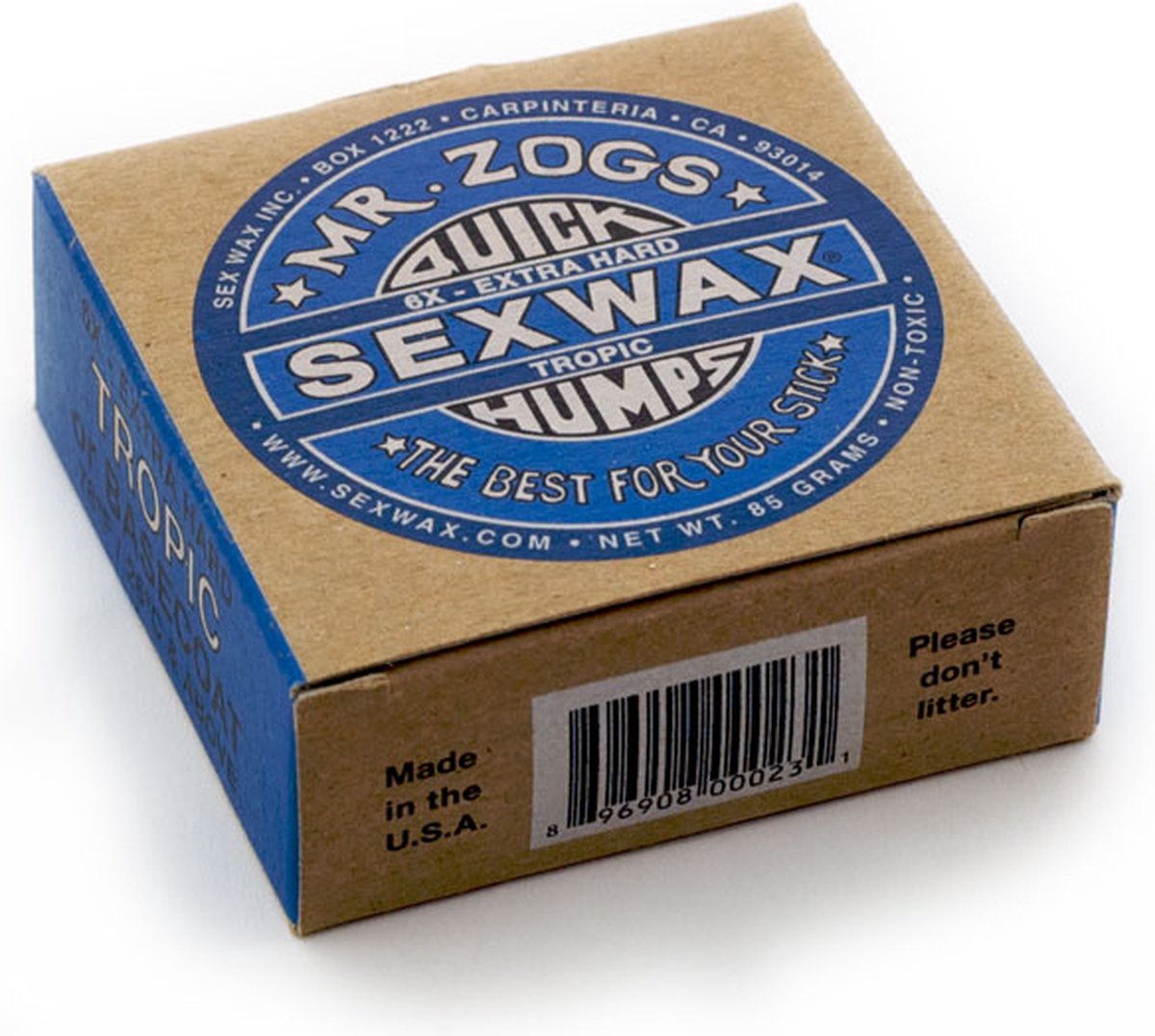 Sex Wax Basecoat Tropic 26c+ Surf Wax - Blauw