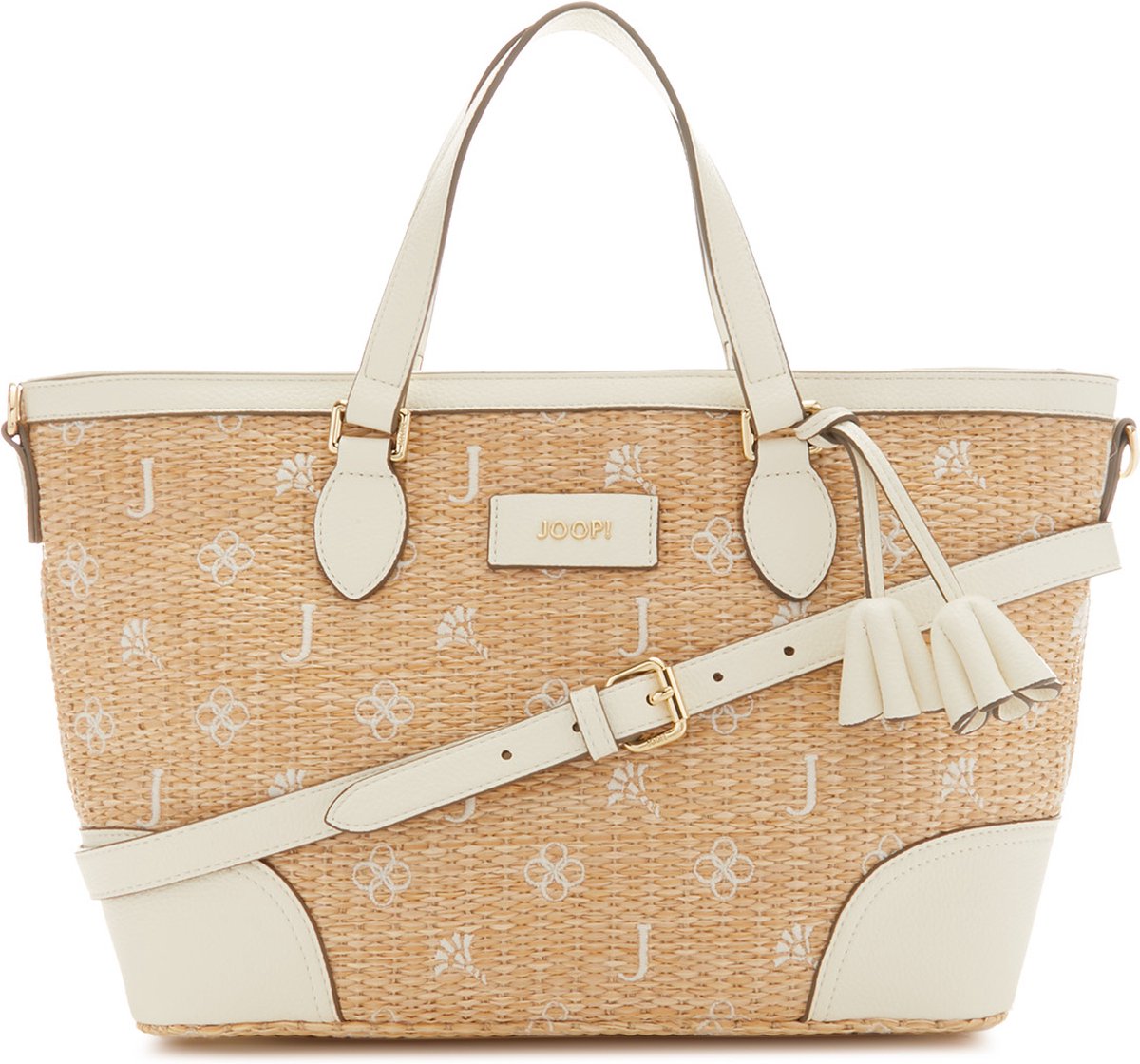 JOOP! Tessere Dames Crossbody tasHandtas Riet - Beige