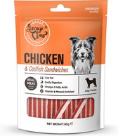 Jerky Time - Chicken & Codfish Sandwich - Hondensnack - Voordeelbundel 5 stuks