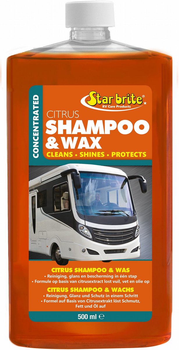 Star brite Caravan Shampoo & Wax | Camper & Caravan 500ml (concentraat)