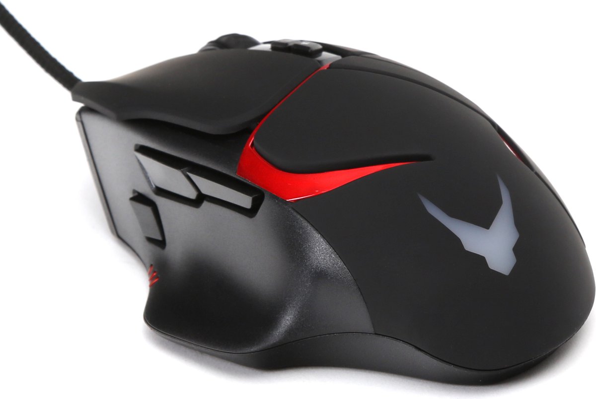 Varr Gaming - LED Gaming Muis - 6 Knoppen - 1200 - 3200 DPI