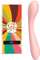PureVibe® Gigi G-Spot Vibrator - Vibrators voor Vrouwen - Fluisterstil & Discreet - Erotiek Sex Toys voor koppels - Vibromasseur Stimulator Homme & Femme - Roze