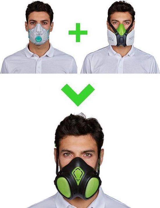 BLS 8400 Masque de Protection Demi-visage