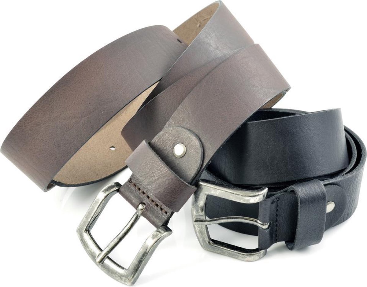 XXL Belts Herenriem Jeans 1557 Zwart 115 cm