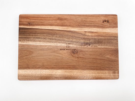 Cooking Masters - Planche à découper Bois d'acacia - Durable - Tranchée à jus - FSC - Étagère - Découpe - Cuisine - Cuisine