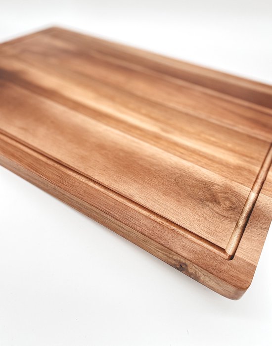 Cooking Masters - Planche à découper Bois d'acacia - Durable - Tranchée à jus - FSC - Étagère - Découpe - Cuisine - Cuisine